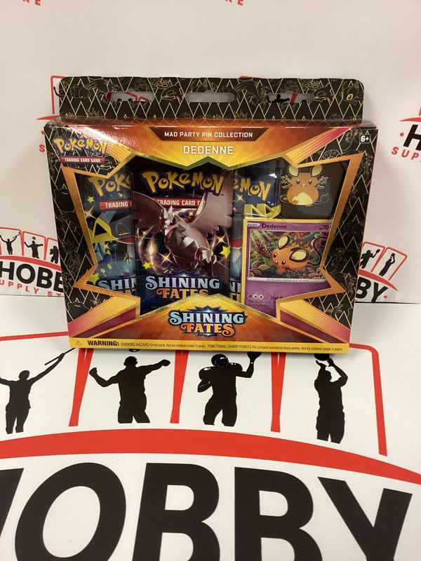 Pokemon TCG: SHINING FATES MAD PARTY PIN COLLECTIONS Dedenne