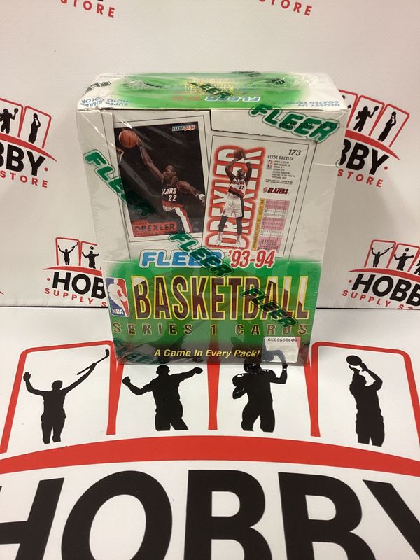 1993-94 Fleer Series 1 Basketball Hobby Boxes Sealed - 36 packs