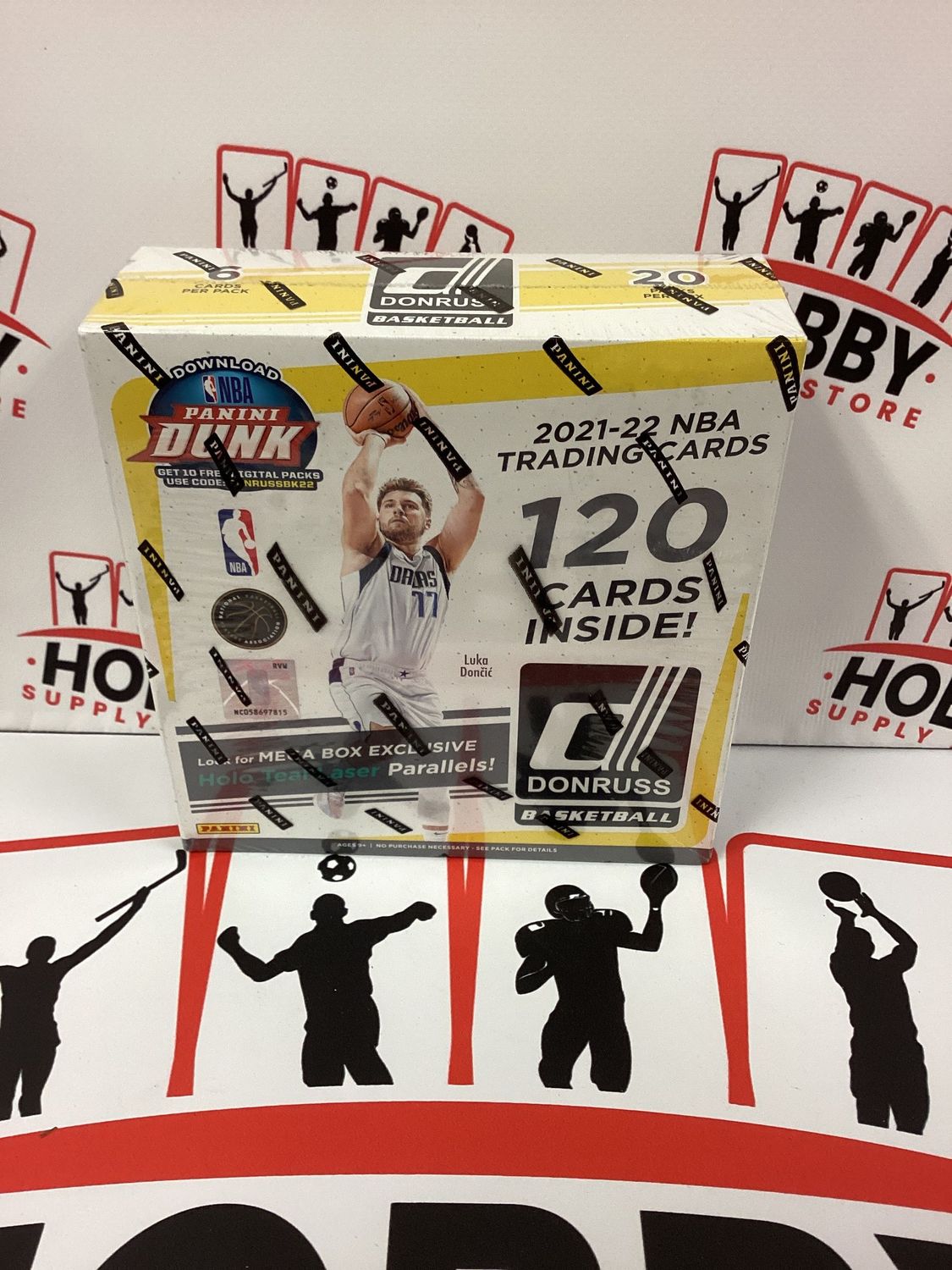 2021-22 Panini Donruss Basketball Teal Laser Factory Sealed MEGA Box-120 Cards