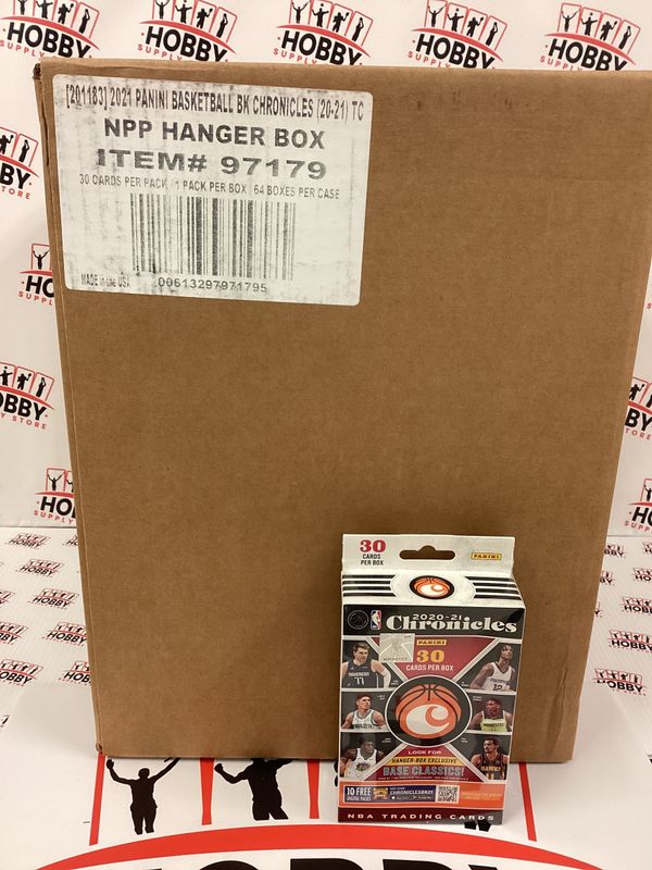 2020-21 PANINI CHRONICLES BASKETBALL HANGER Case ( Case of 64 Hangers )