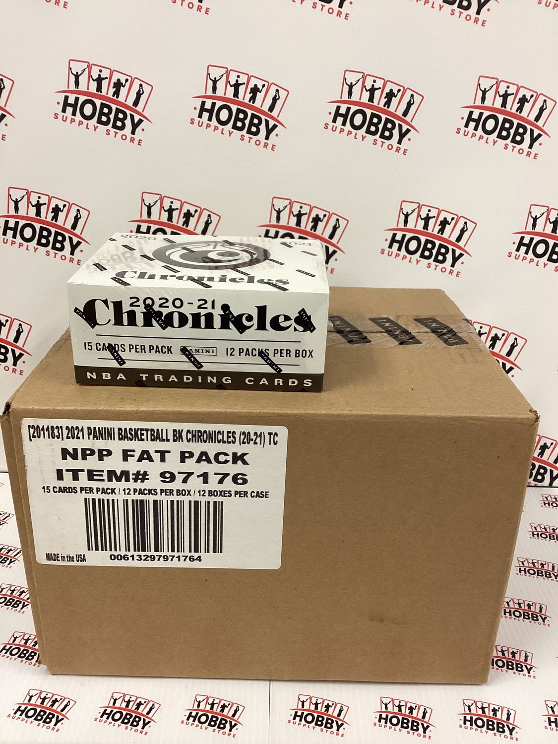 2020-21 Panini Chronicles Basketball NBA Cello Fat Pack Box Factory Sealed Case ( Case of 12 Boxes )