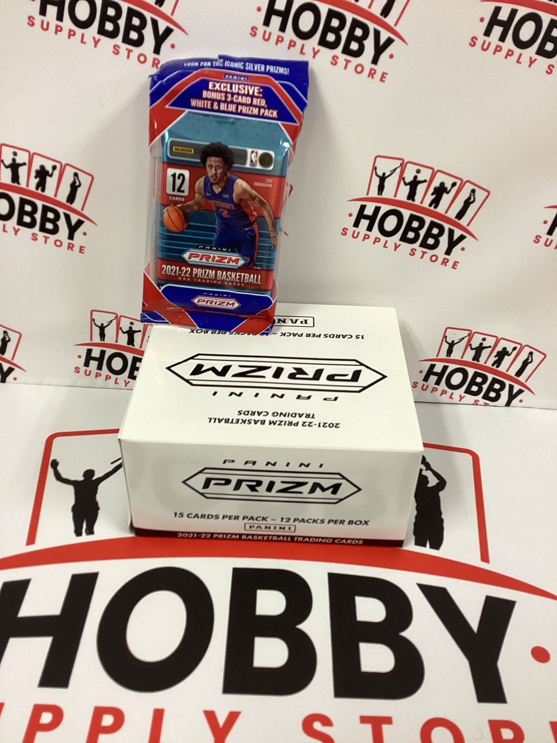 2021-22 Prizm Basketball NBA Cello Pack Box 12 Packs/box