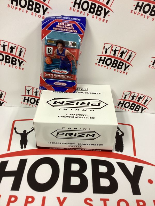 2021-22 Prizm Basketball NBA Cello Pack Box 12 Packs/box