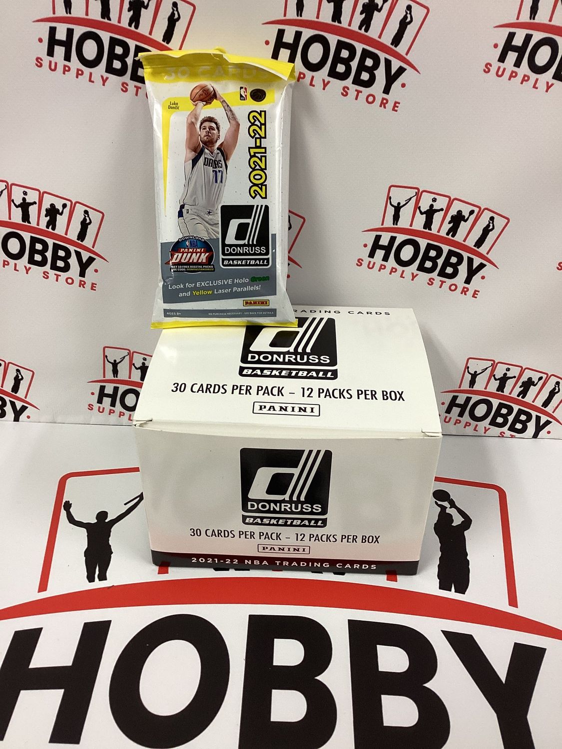 2021-22 Panini Donruss NBA Basketball Value Cello Fat Pack 30 ( 12 packs )