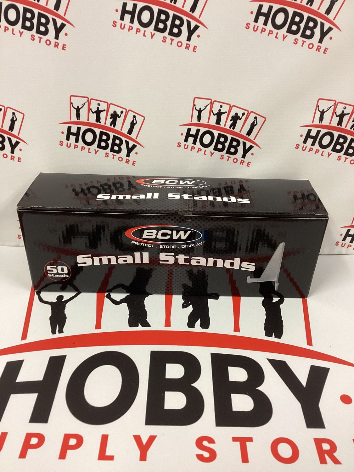 1 Box (50) BCW Brand Baseball Card Trading Card Small Stands Holders Display