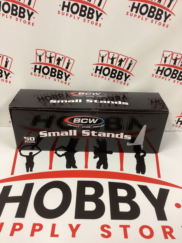 1 Box (50) BCW Brand Baseball Card Trading Card Small Stands Holders Display