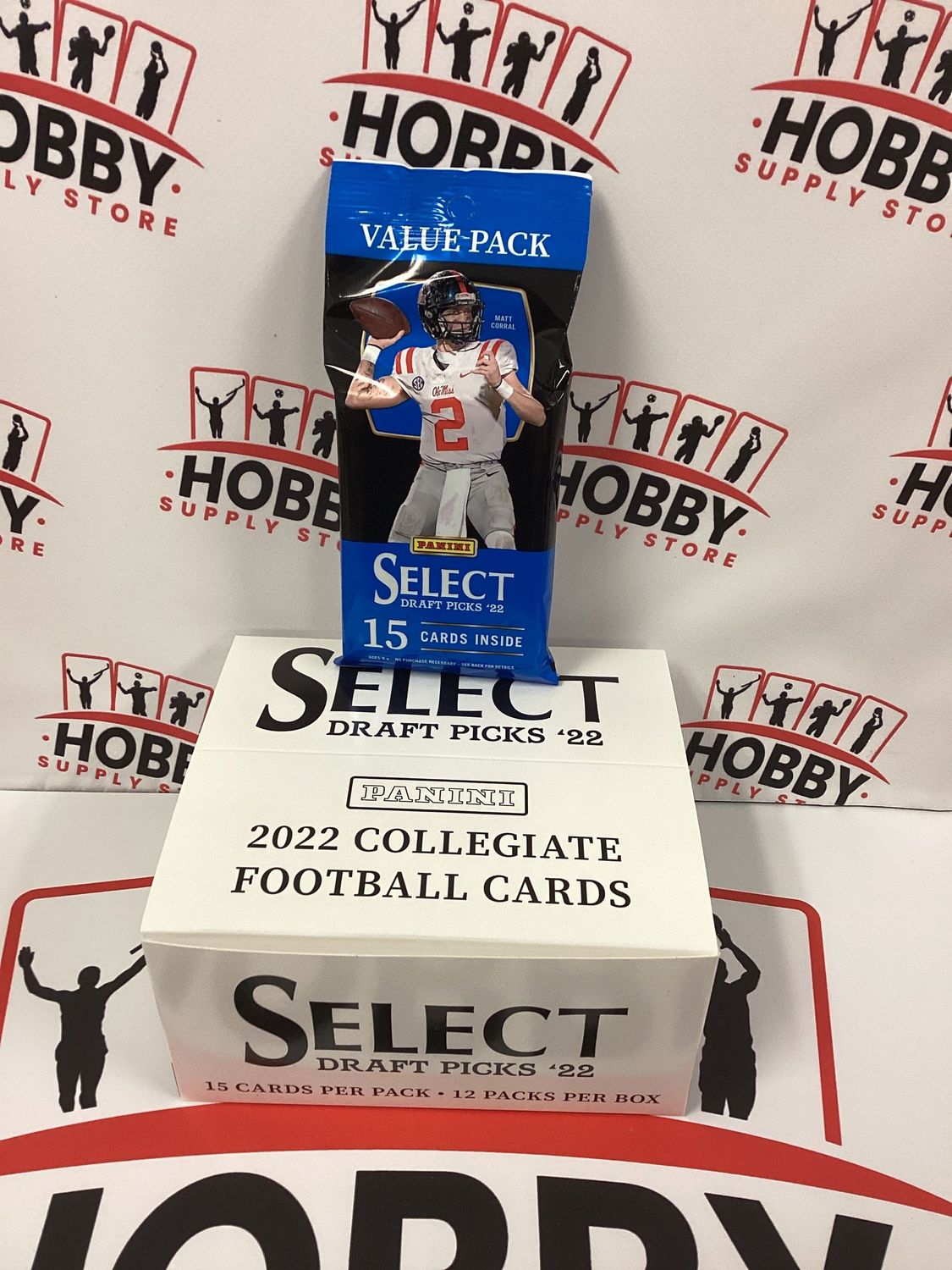 2022 PANINI Select Football Draft Picks Fat Pack Box ( 12 packs per box )