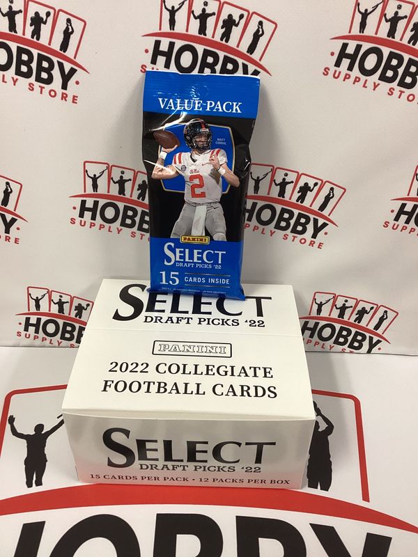 2022 PANINI Select Football Draft Picks Fat Pack Box ( 12 packs per box )