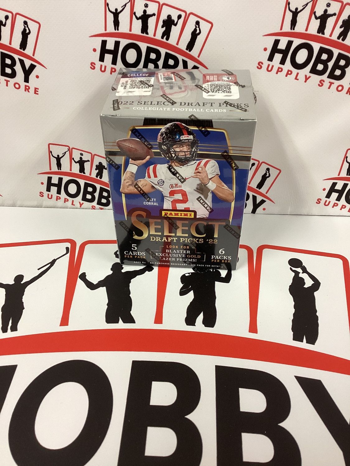 2022 PANINI SELECT DRAFT PICKS COLLEGE CFB FOOTBALL BLASTER BOX FACTORY SEALED GOLD LAZER