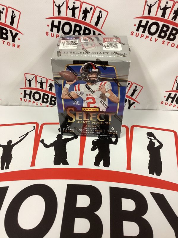 2022 PANINI SELECT DRAFT PICKS COLLEGE CFB FOOTBALL BLASTER BOX FACTORY SEALED GOLD LAZER