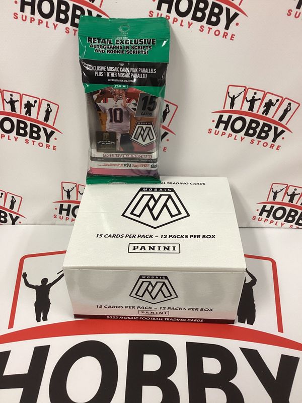 2022 Mosaic Football Factory Sealed Cello Pack ( 12 packs per box )
