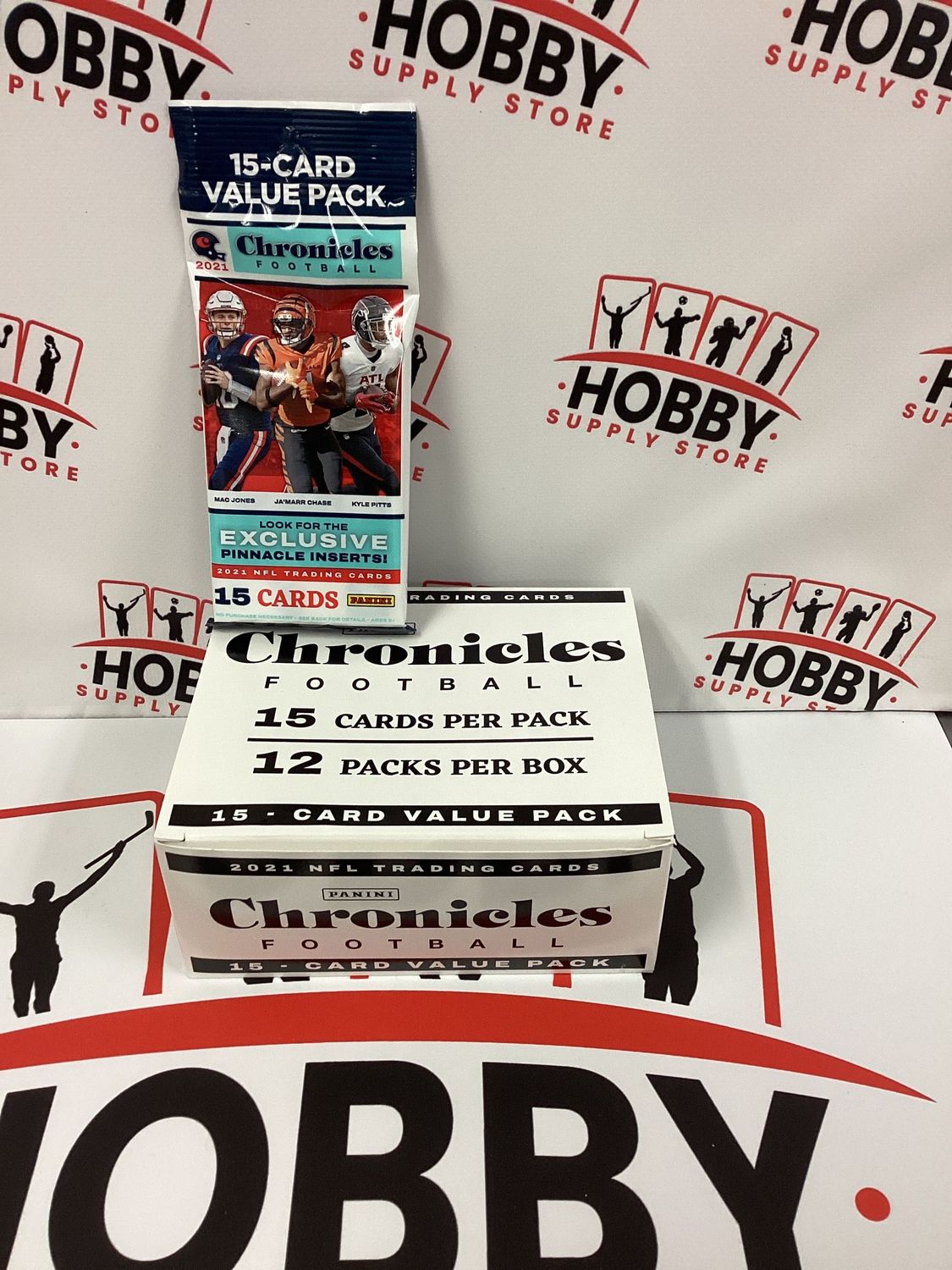 2021 PANINI CHRONICLES NFL FOOTBALL VALUE CELLO FAT PACK Box ( 12 packs per box )