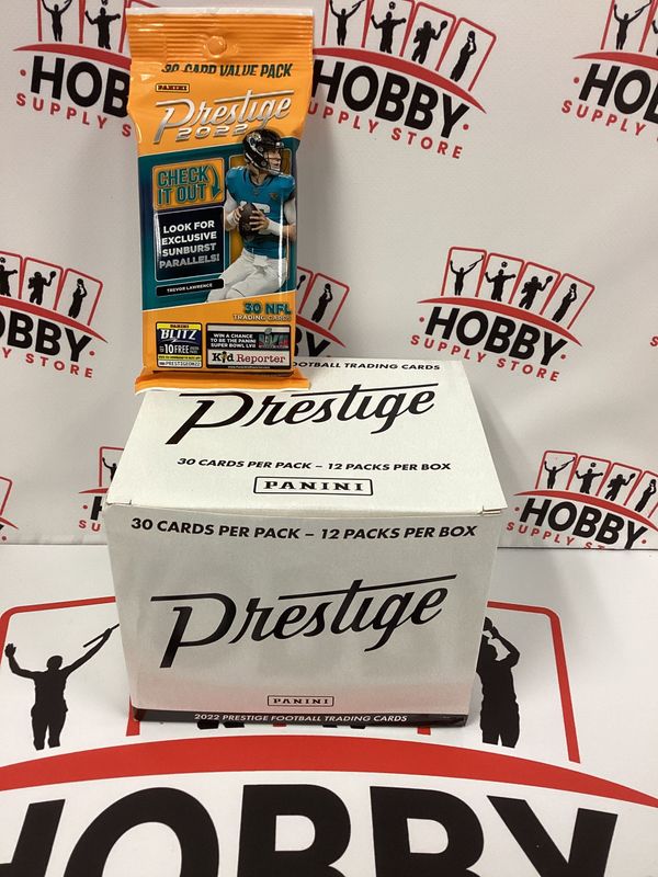 2022 Panini Prestige Football VALUE CELLO PACK 30 cards - Factory Sealed ( 12 packs per box )