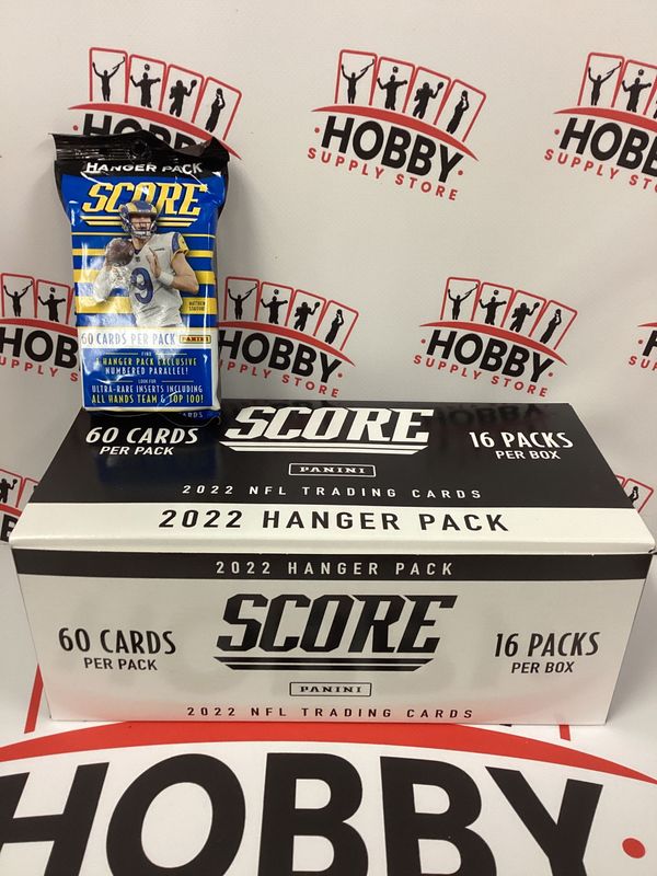 2022 SCORE NFL FOOTBALL  HANGER (60 CARD) PACK ( 16 packs per box )