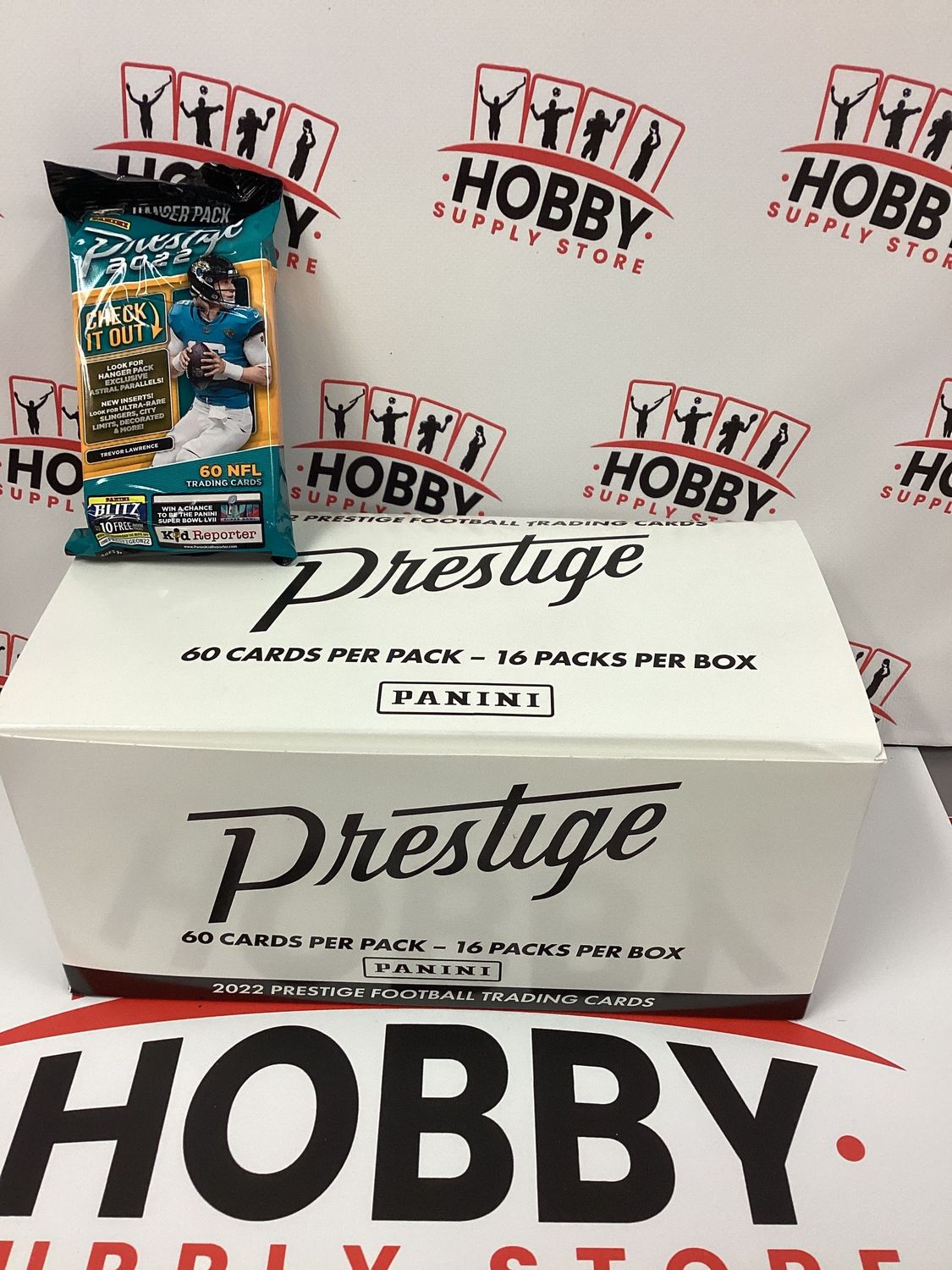 2022 Panini Prestige Football 60 Card Hanger Pack - Factory Sealed Fat Pack ( 16 packs per box )