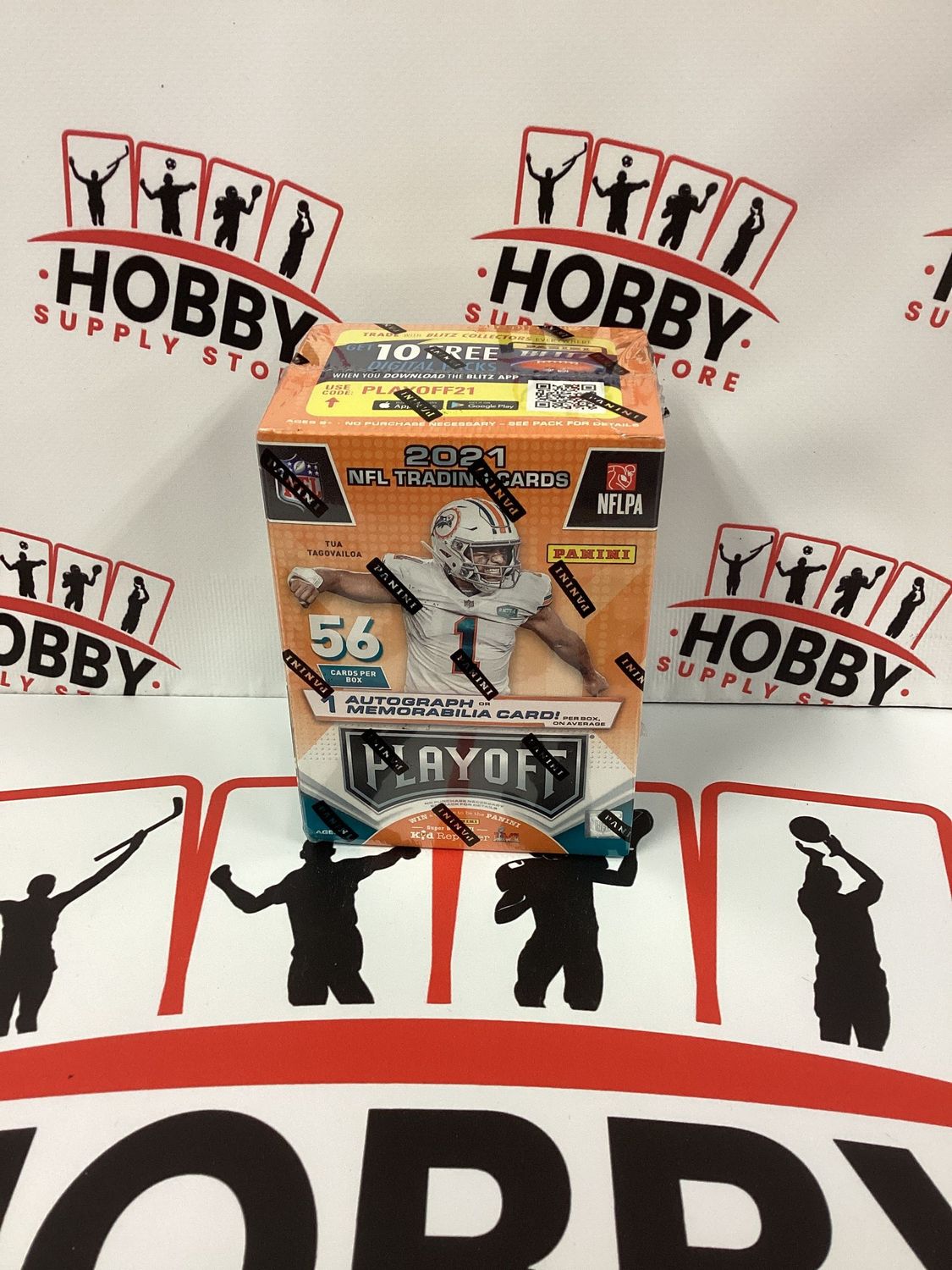 2021 Panini Playoff Football NFL blaster box 56 Cards factory Sealed Box