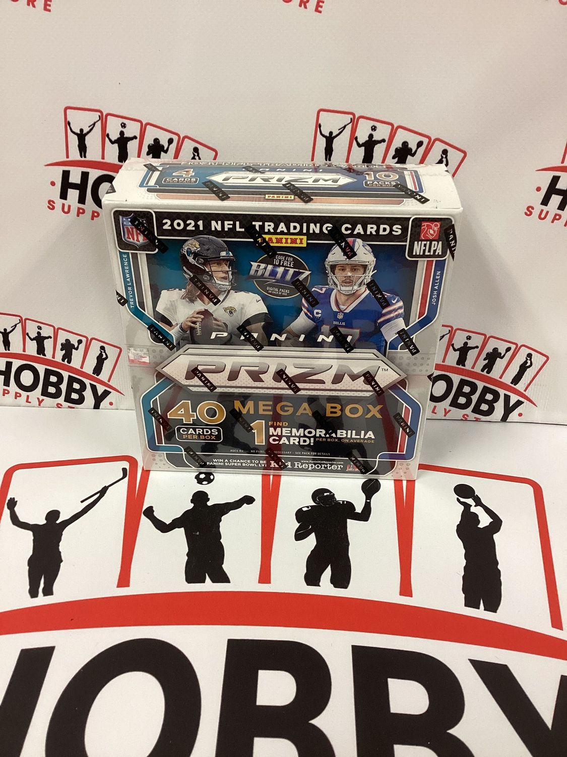 2021 Panini Prizm Football NFL Mega Box Walmart Neon Green Pulsar Factory Sealed