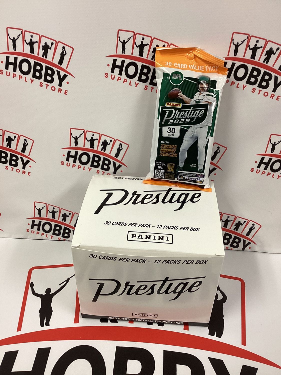 2023 PANINI PRESTIGE FOOTBALL VALUE CELLO FAT PACK BOX  ( 12 Packs per Box )