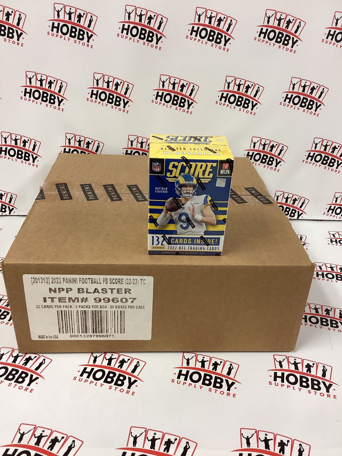 2022 Panini NFL Score Football Factory Sealed Blaster Box ( case of 20 Blasters )