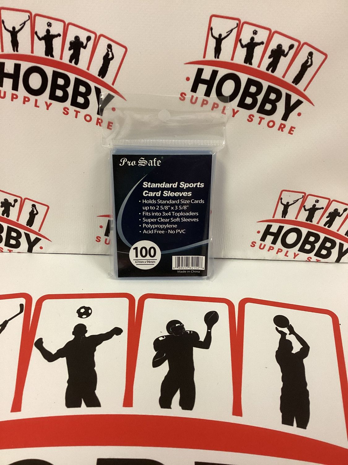 100ct Pro Safe Soft Penny Standard Size Sports Card Sleeves( Case of 100 bags )