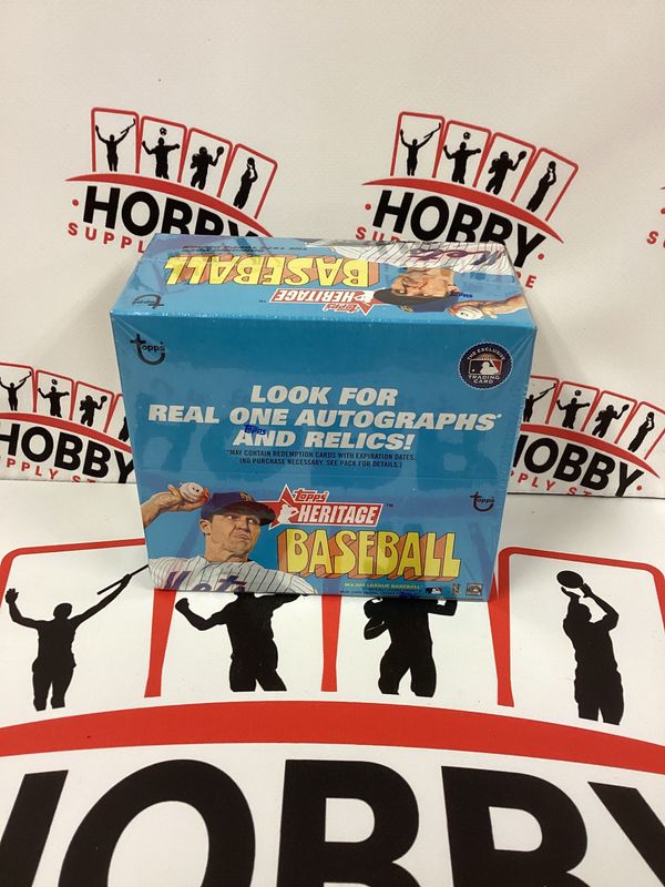 2021 Topps Heritage Baseball Factory Sealed Retail 24 Packs Box