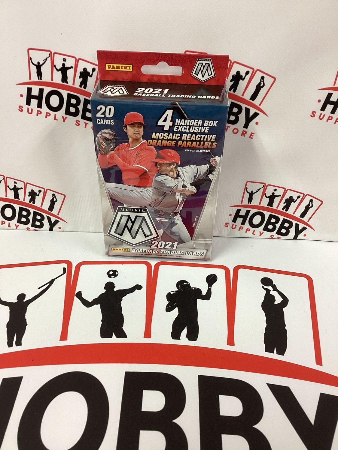 2021 PANINI MOSAIC BASEBALL CARDS FACTORY SEALED 20 CARD HANGER BOX