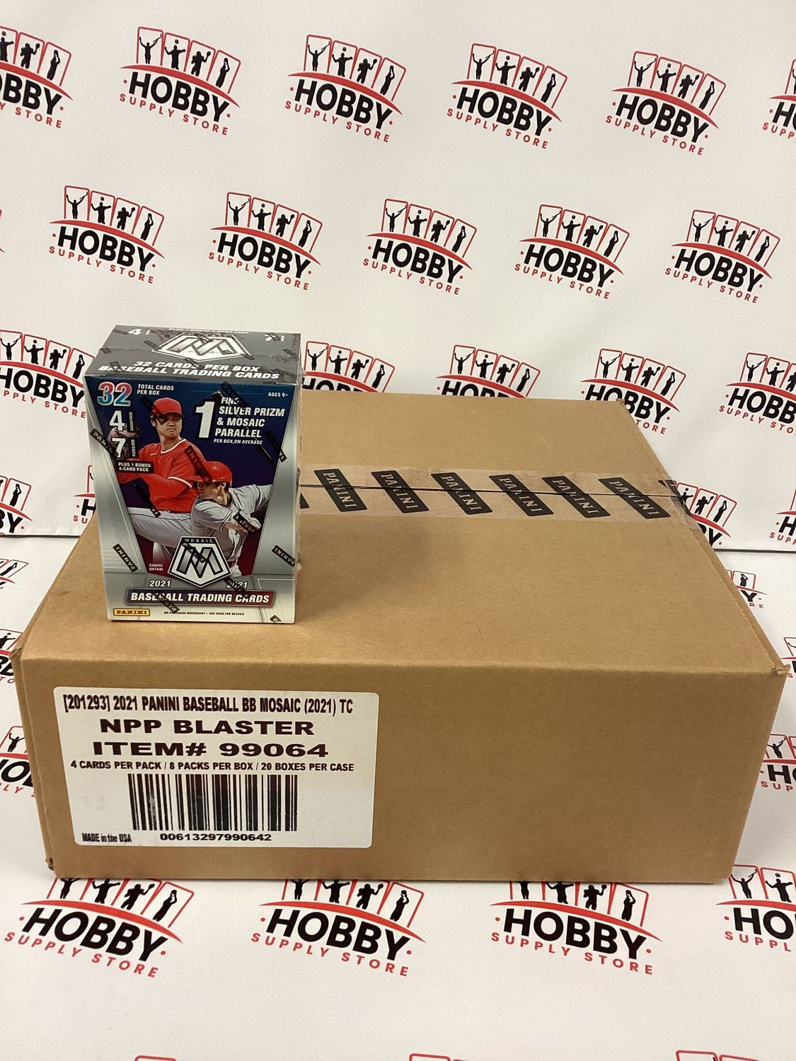 2021 Panini Mosaic Baseball Blaster Box Factory Sealed ( Case of 20 Blasters )
