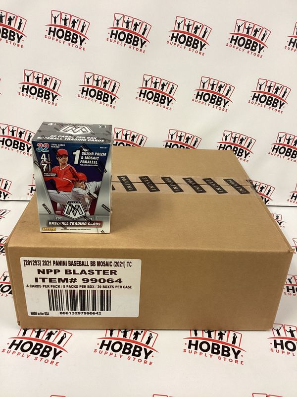 2021 Panini Mosaic Baseball Blaster Box Factory Sealed ( Case of 20 Blasters )