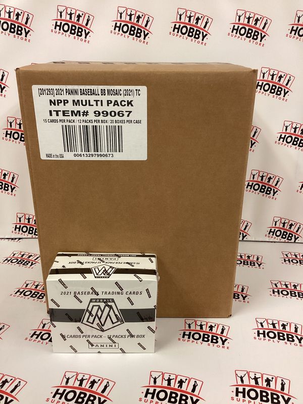 2021 PANINI MOSAIC CELLO BASEBALL 12 Packs per Box CARDS FACTORY SEALED ( Case of 20 Boxes )