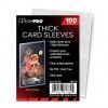 Ultra Pro 2-1/2" X 3-1/2" Card Sleeves for Thick Cards 100ct