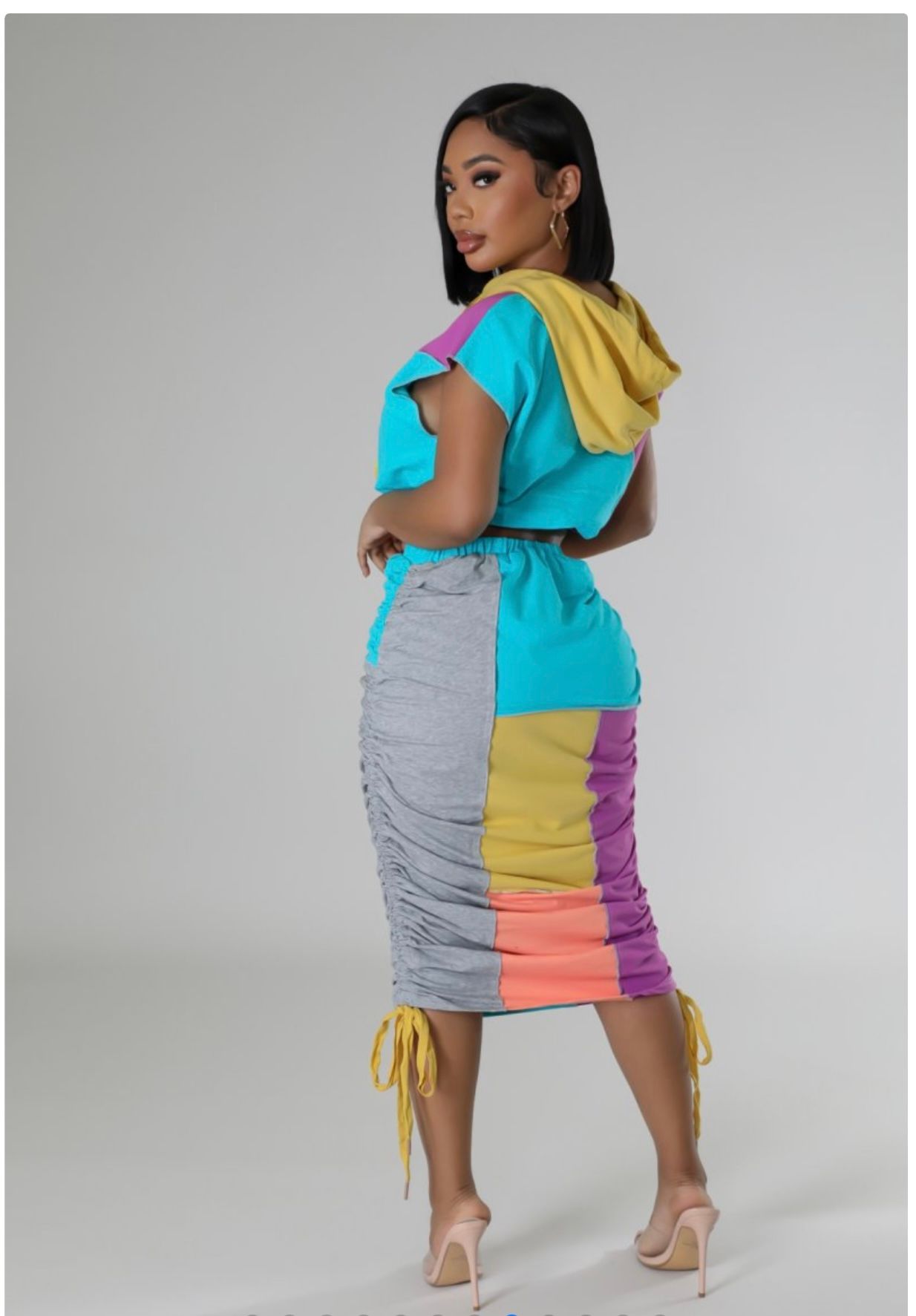 Soft Sorbet Skirt Set