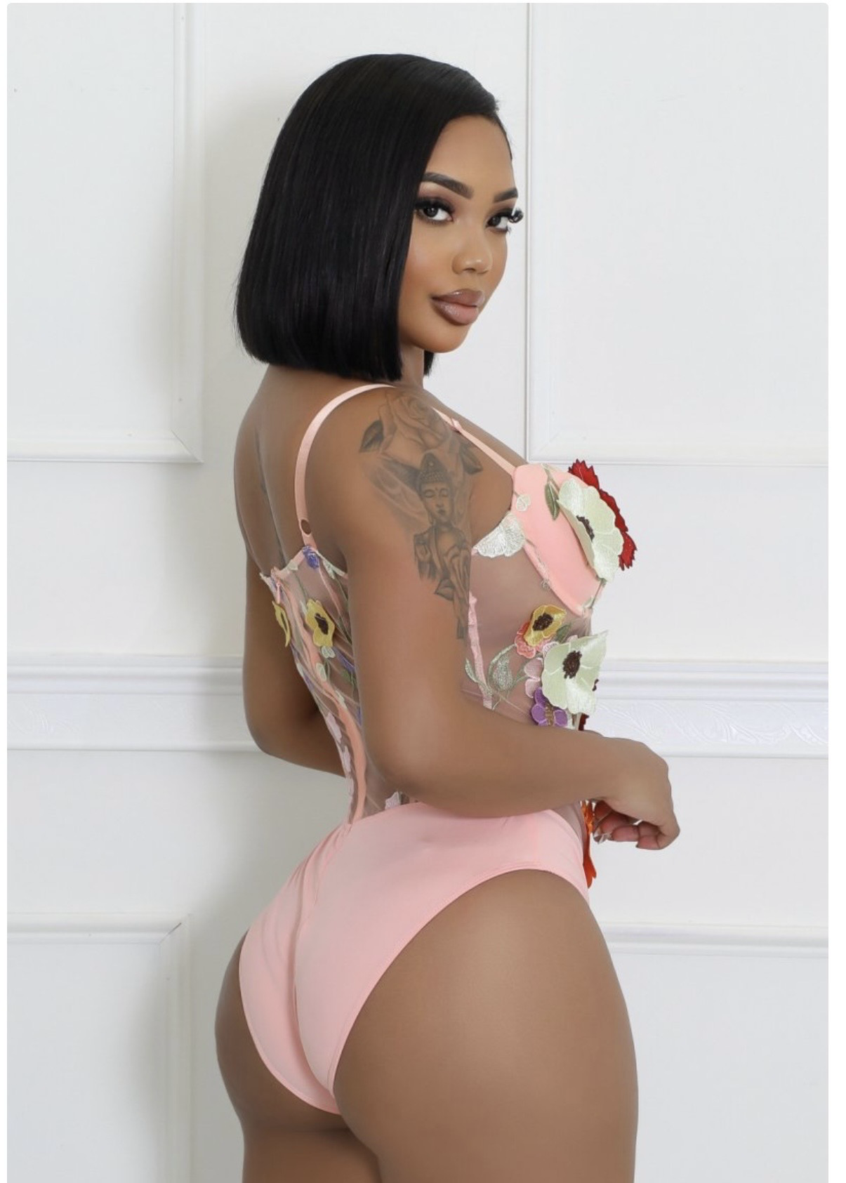 Seductive Petal Bodysuit