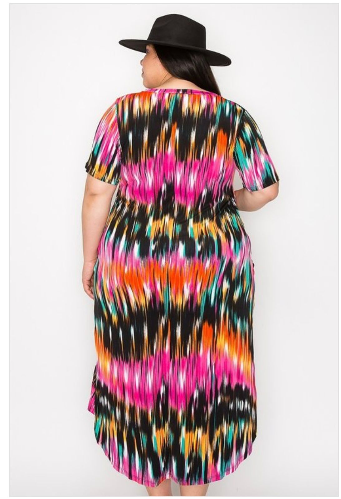 Extra Plus Size Ruffle Bottom Dress