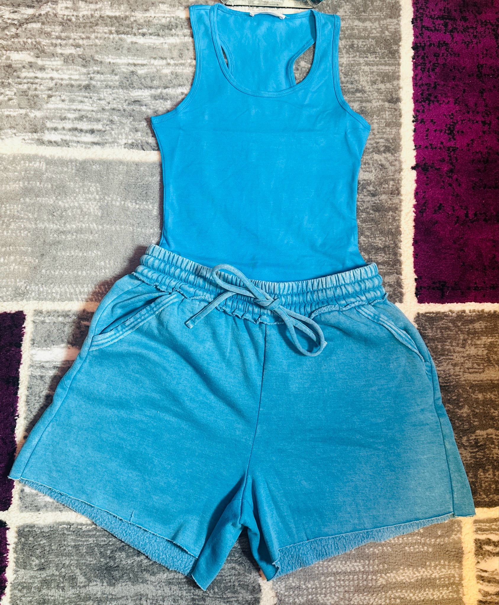 Acid Fleece Short Set