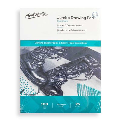 Block de Dibujo Gigante Mont Marte,22,9 x 30,5cm (9 x 12 p.) 100 hojas