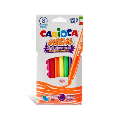 Marcador Carioca NEON caja c/8 piezas 