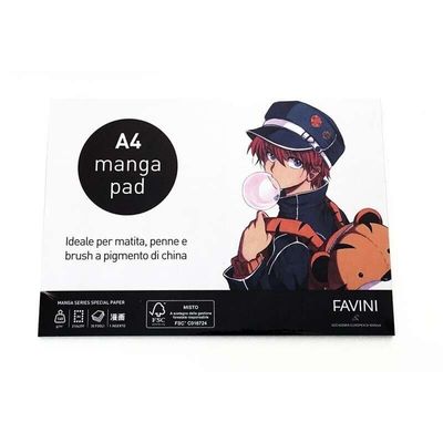 Cuaderno FAVINI especial para MANGA PAD A4, 140grs. 30 hojas