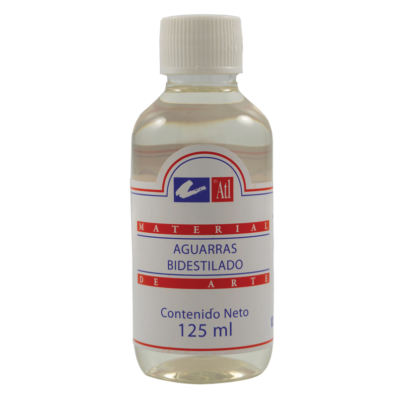 AGUARRAS Bidestilado de 125 ml. Especial para arte.