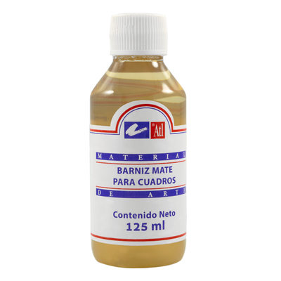 Barniz MATE para Cuadros ATL frasco de 125 ml.