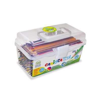 Lápiz de color Carioca TITA caja con 120 piezas
