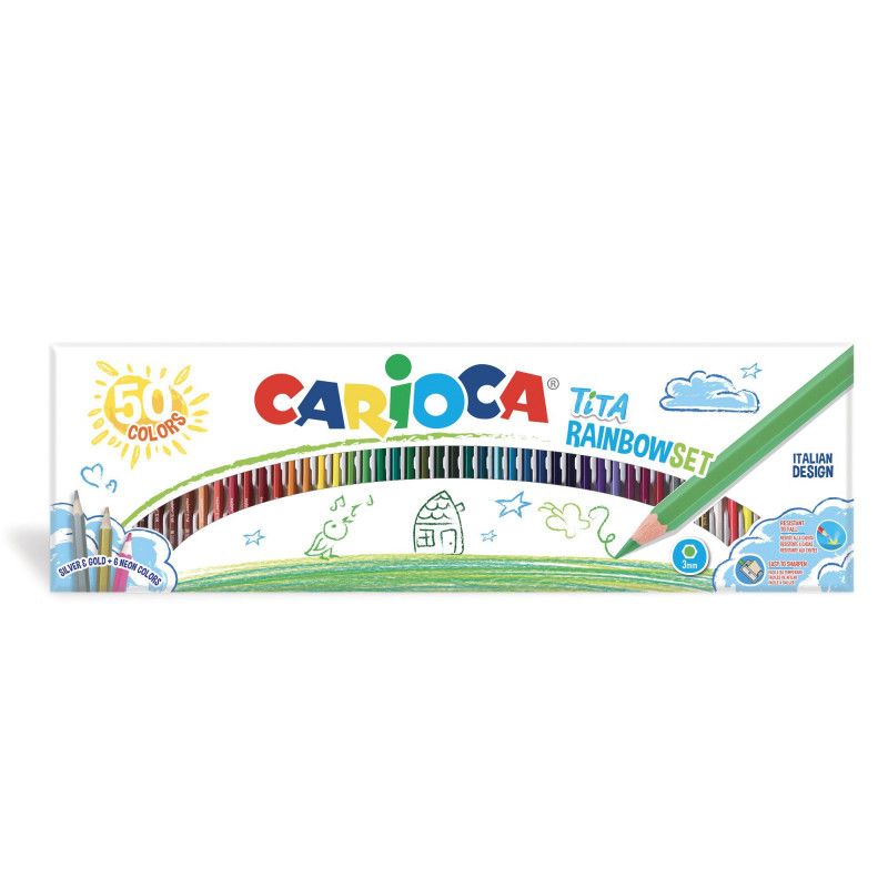 Lápiz color TITA ARCO IRIS caja c/50 piezas
