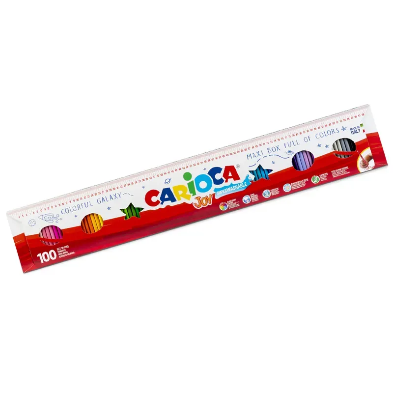 Marcador Carioca escolar JOY METRO C/100 piezas