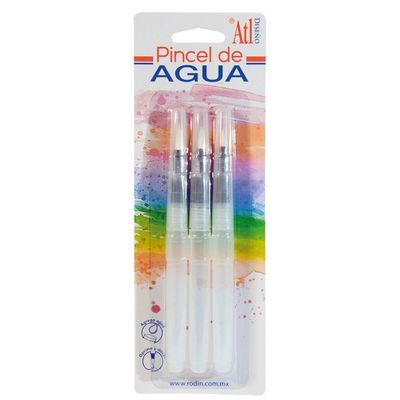Juego de PINCELES de AGUA ATL,  c/ 3 unidades