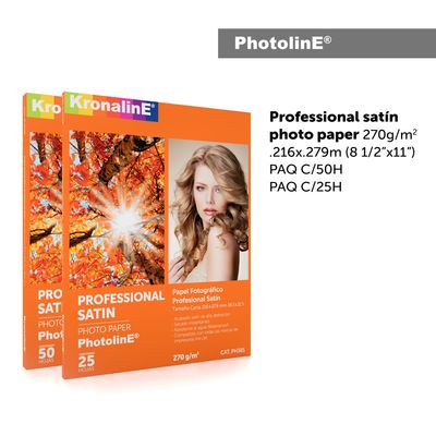 Papel fotográfico PROFESSIONAL SATIN PH381 270g/m2 c/25 hojas Papel fotográfico PROFESSIONAL SATIN PH381 270g/m2 c/25 hojas