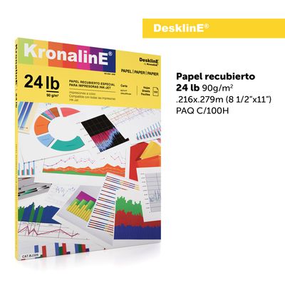 Papel Recubierto especial para INKJET MATE BJ326, 24 lbs. c/100 hojas