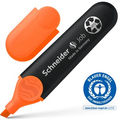 Resaltador SCHNEIDER JOB Naranja c/1 piezas
