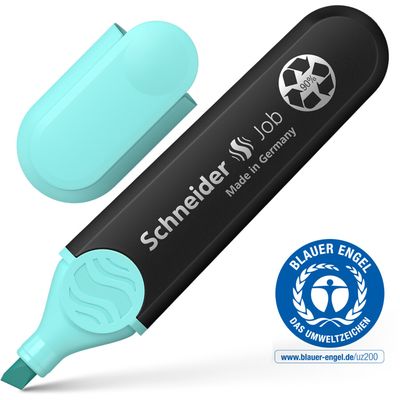 Resaltador SCHNEIDER JOB Turquesa c/1 piezas