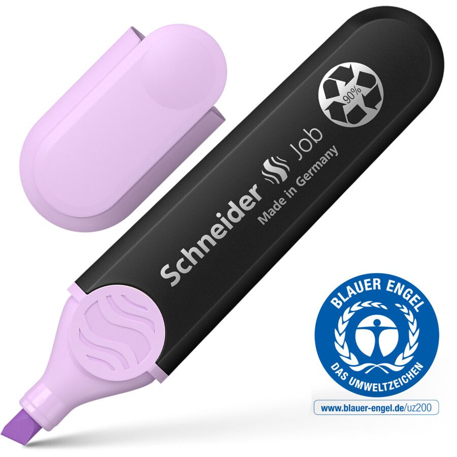 Resaltador SCHNEIDER JOB Pastel Lavanda c/1 pieza