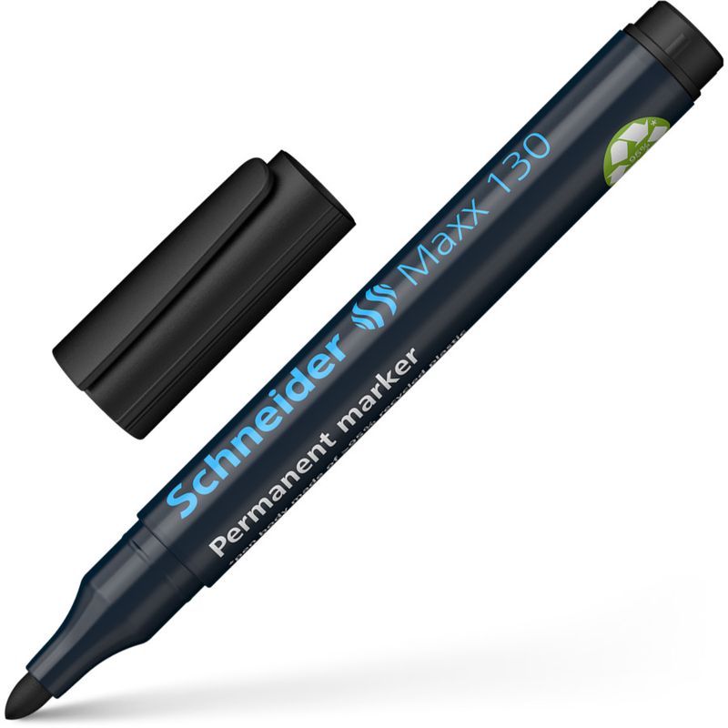 Marcador PERMANENTE SCHNEIDER  MAXX 130 Negro c/1 pieza