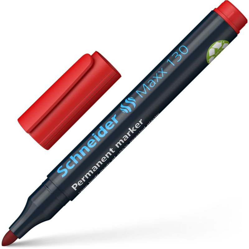 Marcador PERMANENTE SCHNEIDER MAXX 130 Rojo c/1 piezas